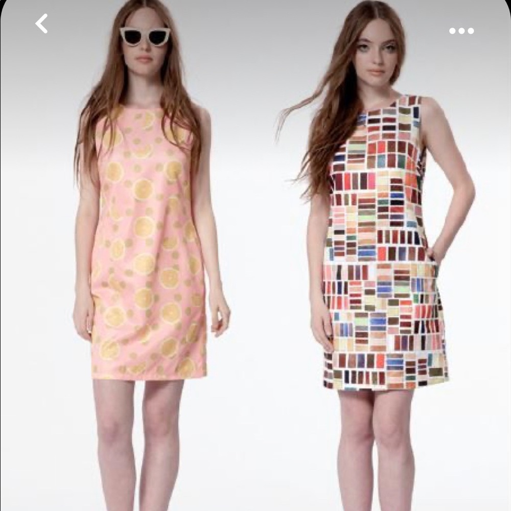 Dear Creatures pink lemon dress with pockets